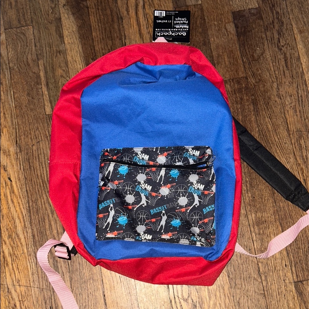 Themed Red and Blue Backpack - Picture 1 of 3